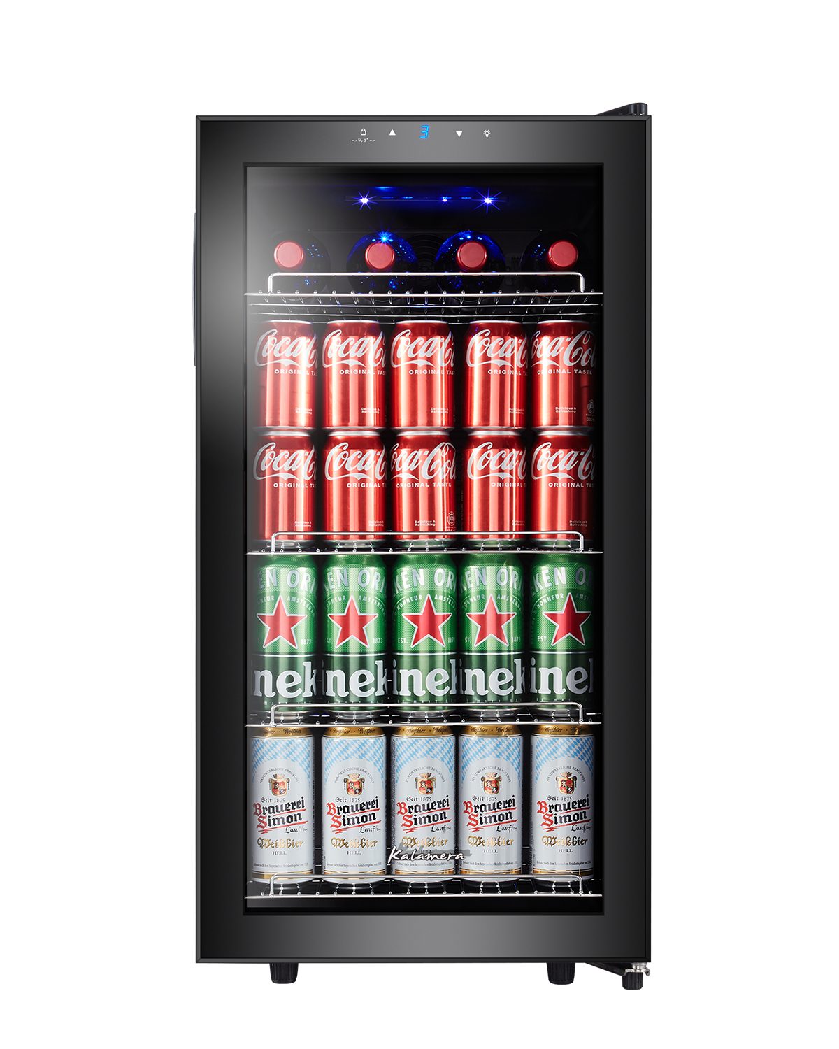 kalamera Getränkekühlschrank KRC-86GE, Touch-Bedienfeld, 86 Liter