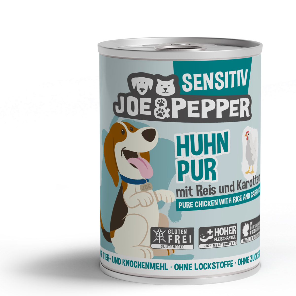 Joe & Pepper Dog Sensitiv Huhn pur mit Reis & Karotten