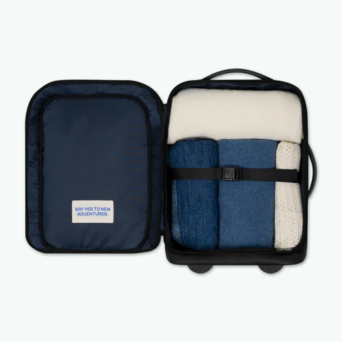 Berlin XS 2-wheel soft suitcase, black