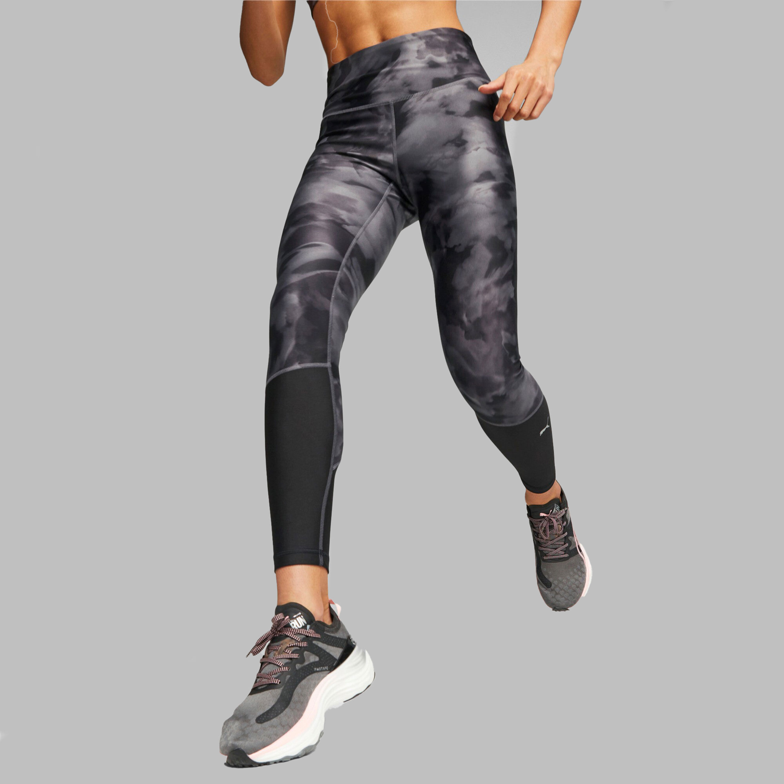 Run Ultraform All Over Print Highwaist FL Tight Damen - Schwarz