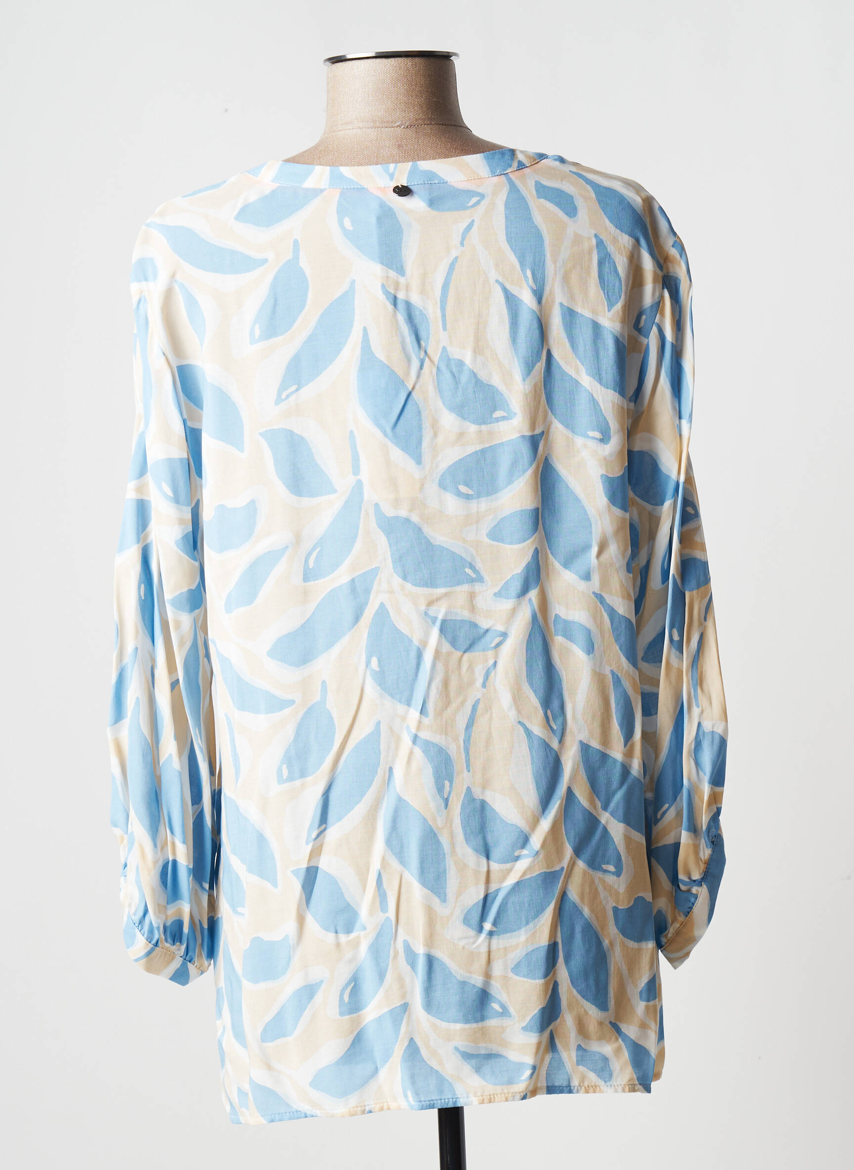 You Tuniquemanchelongue Femme couleur bleu