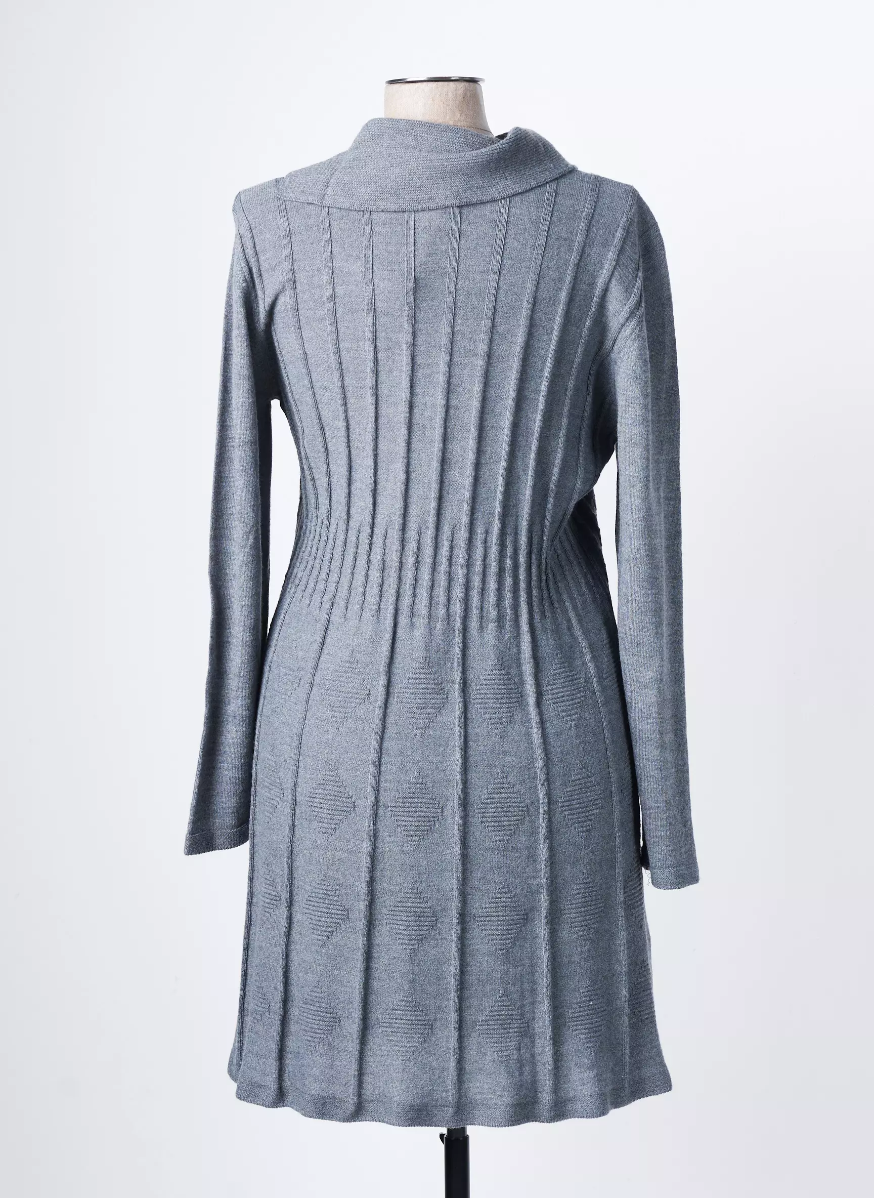 Daneva Robes Mi Longues Femme couleur gris