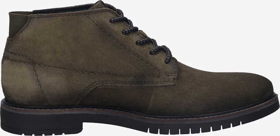 BUGATTI Schnür-Stiefeletten grün