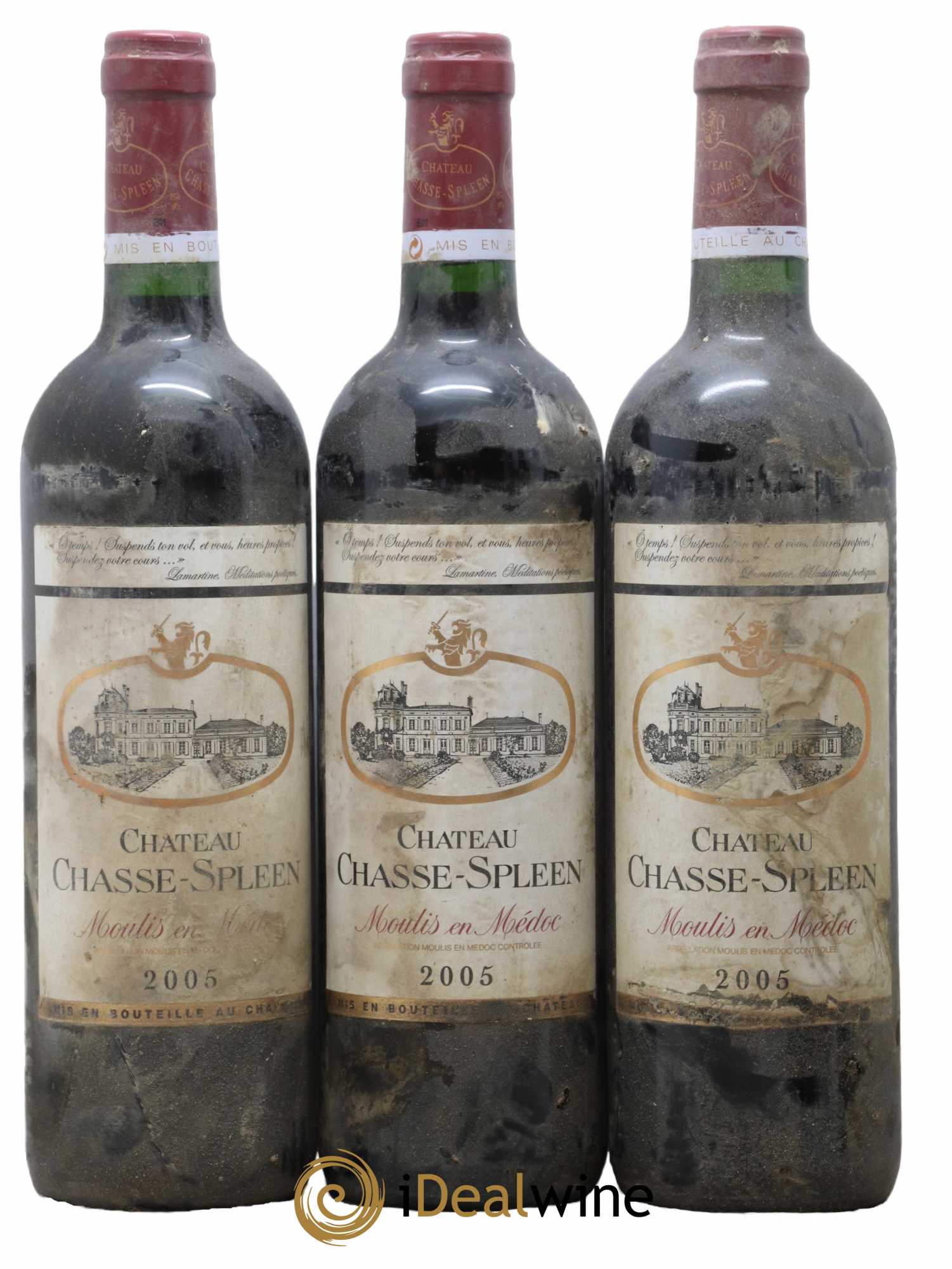 Château Chasse Spleen  2005 - Lot de 6 Bouteilles