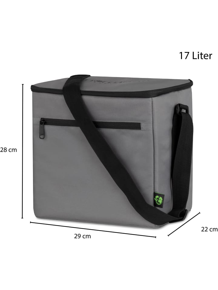 normani Praktische Kühltasche 17 Liter Mohe in Grau günstig kaufen onesize