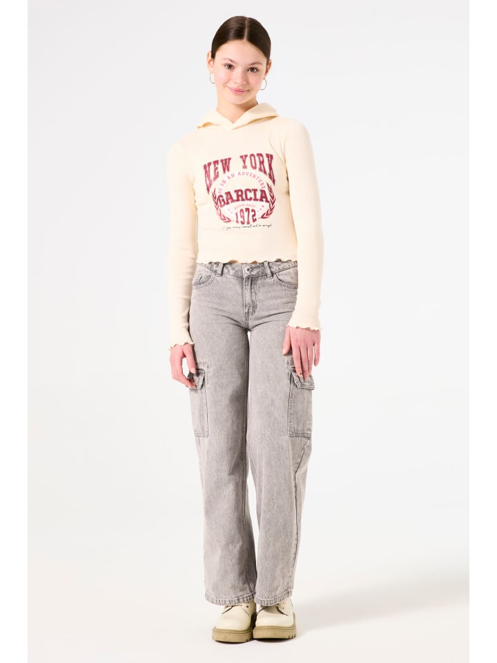 Garcia Kapuzenshirt langarm in soft vanilla günstig kaufen