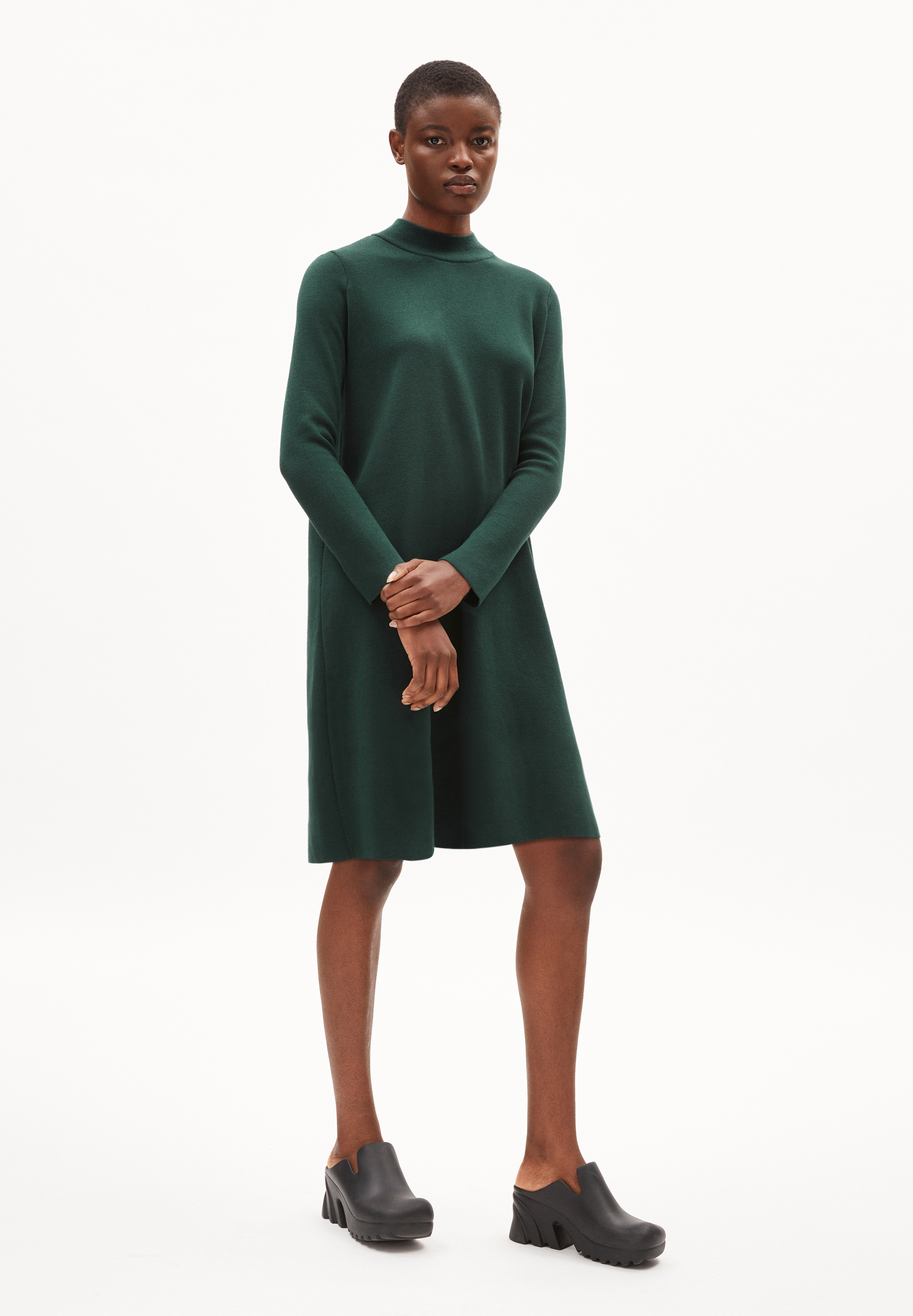Strickkleid Relaxed Fit aus Bio-Baumwolle