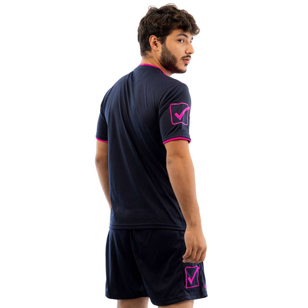 Givova Kit Campo Set Trikot + Shorts navy/neonpink