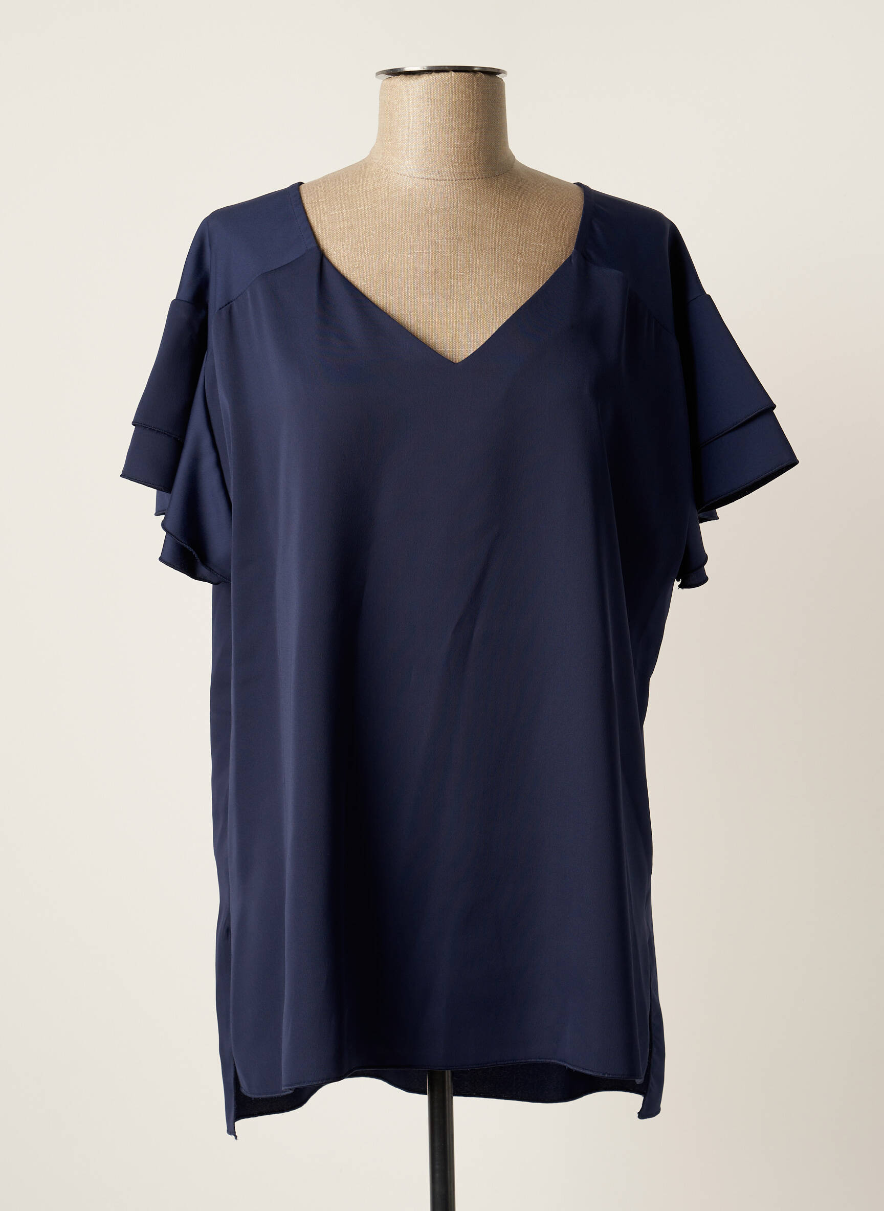 Spg Woman Tuniquemanchecourte Femme couleur bleu