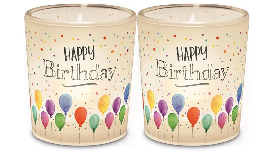 Geschenk für Dich Licht Happy Birthday Ø 6 cm