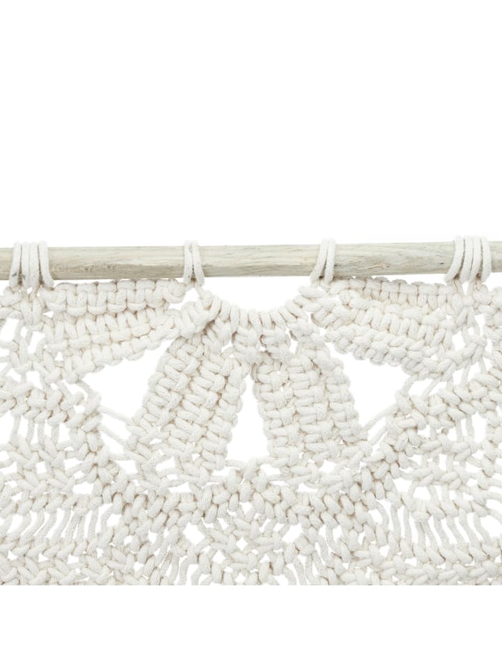 relaxdays Makramee Wandbehang in Creme - (B)60,5 x (H)65 cm günstig kaufen onesize