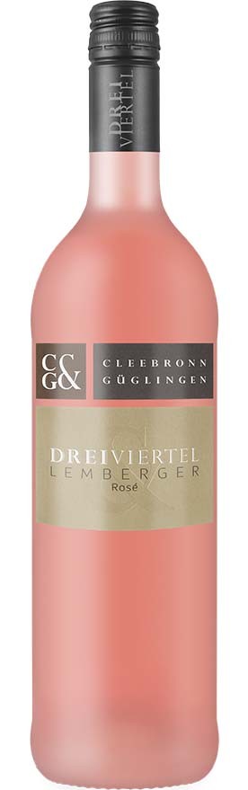 Württembergische WZG Dreiviertel Lemberger Rosé Qualitätswein 0,75L 6er Karton