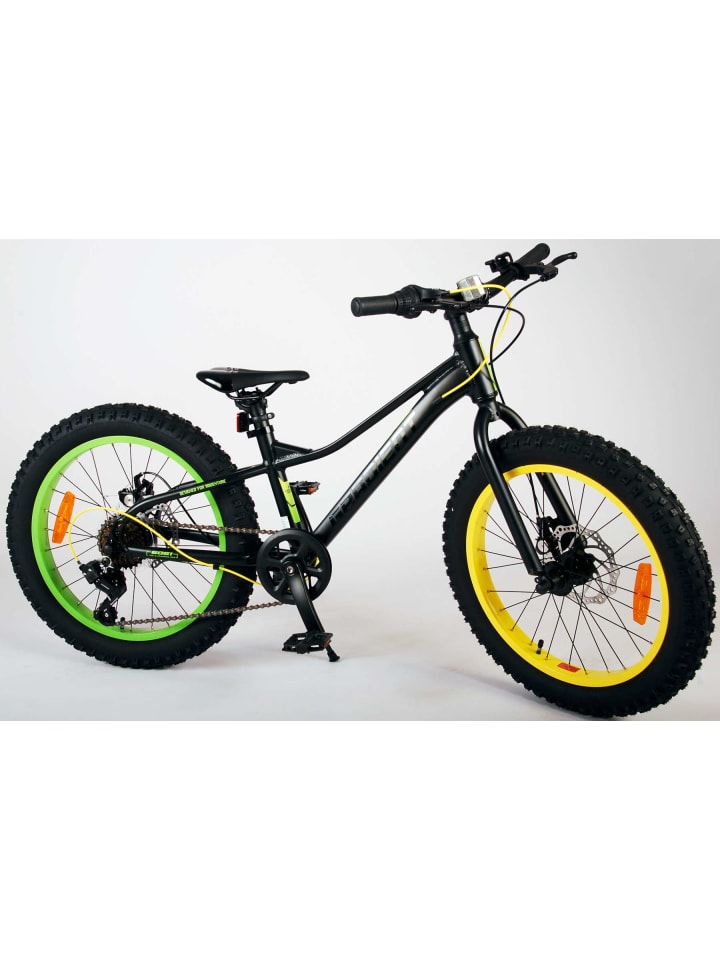 Volare Kinderfahrrad Gradient 20 Zoll Jungen 6G Scheibenbremse Schwarz Grün 6 Jahre günstig kaufen onesize