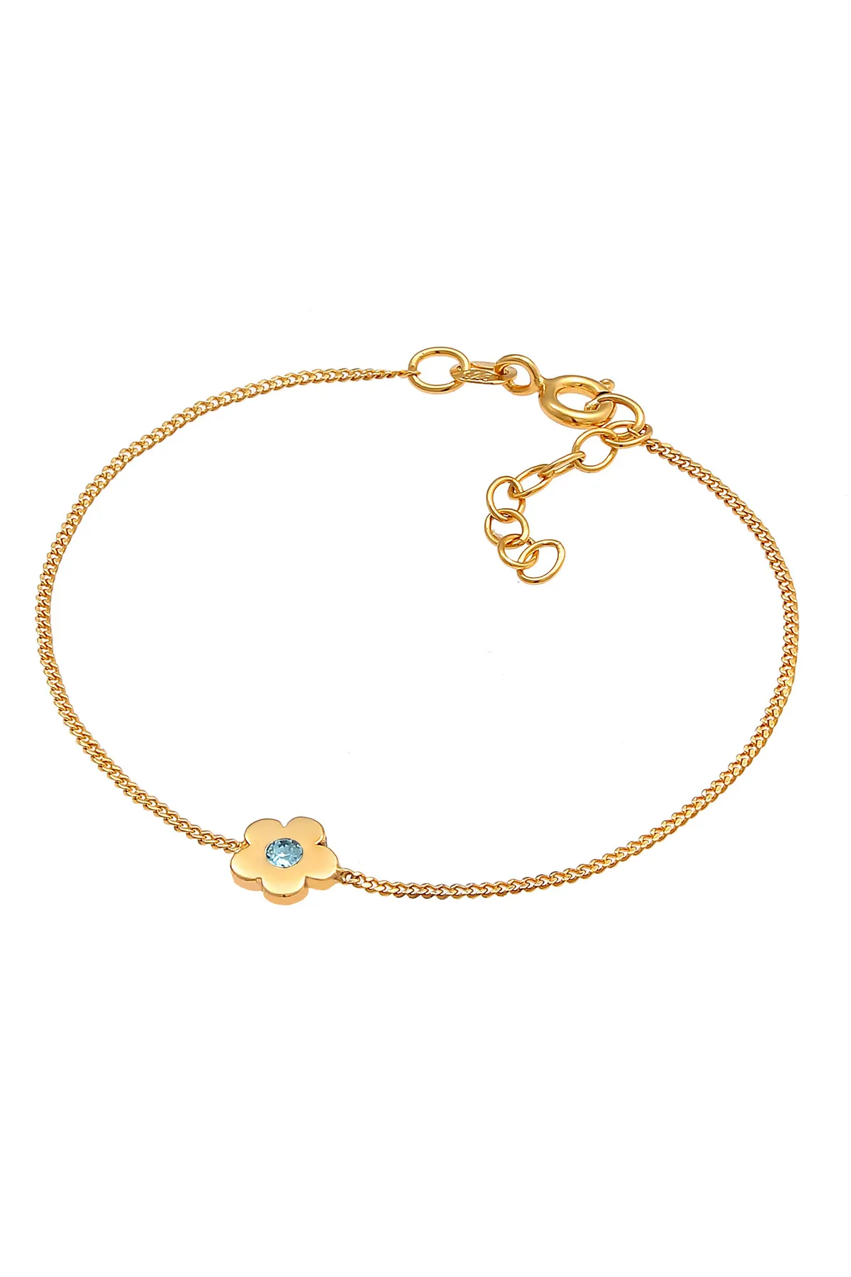 ELLI  Armband Kinder Blume Kristalle 925 Silber