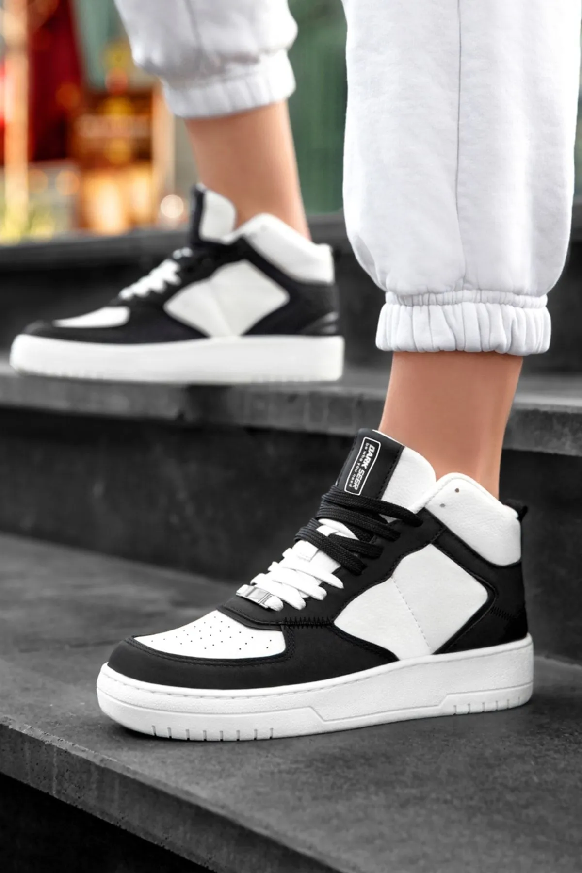 DARK SEER  Ds Maya Weiß Schwarz Damen Sneaker