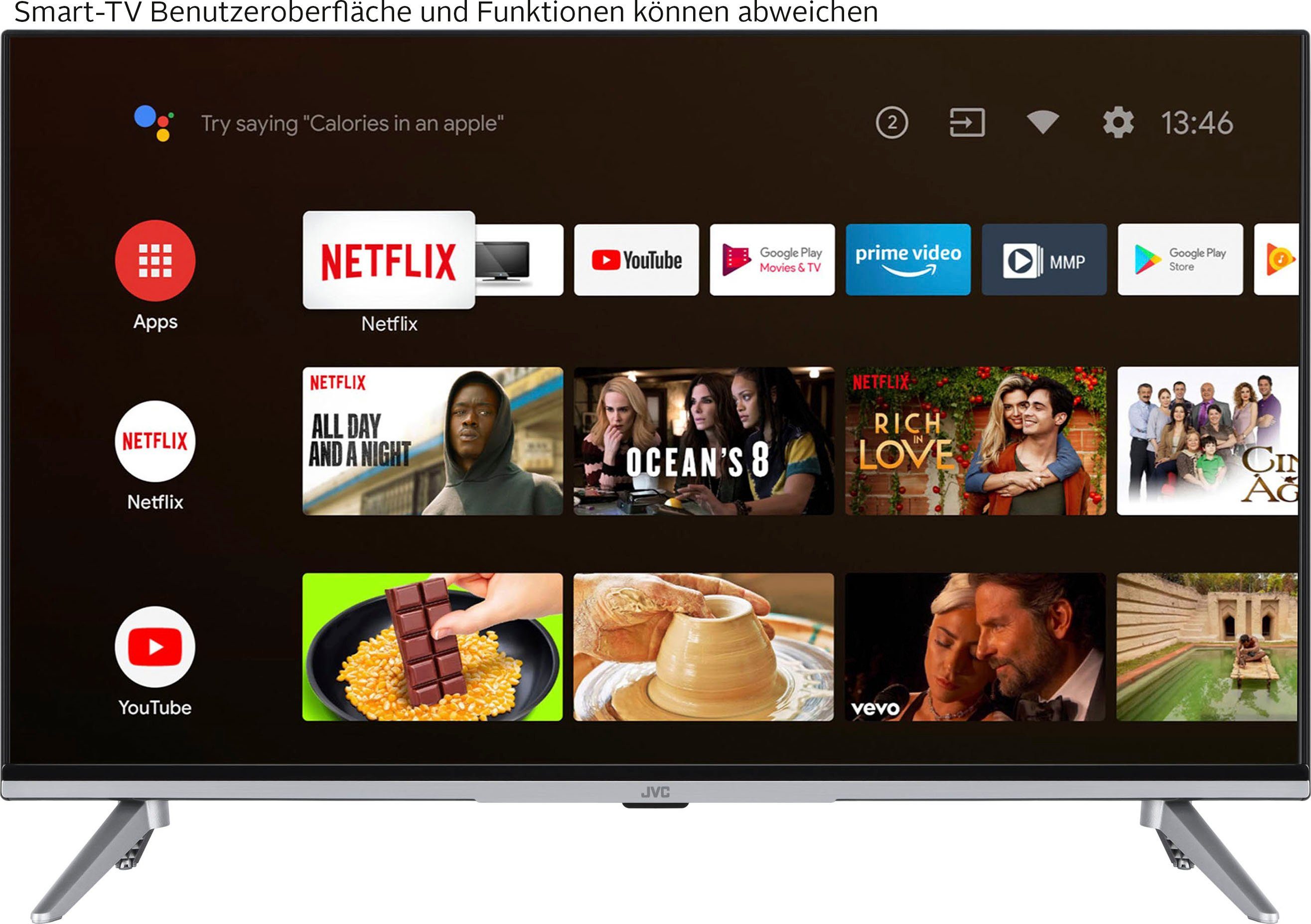 JVC LT-32VAF5355 LED-Fernseher (80 cm/32 Zoll, Full HD, Android TV, Smart-TV)