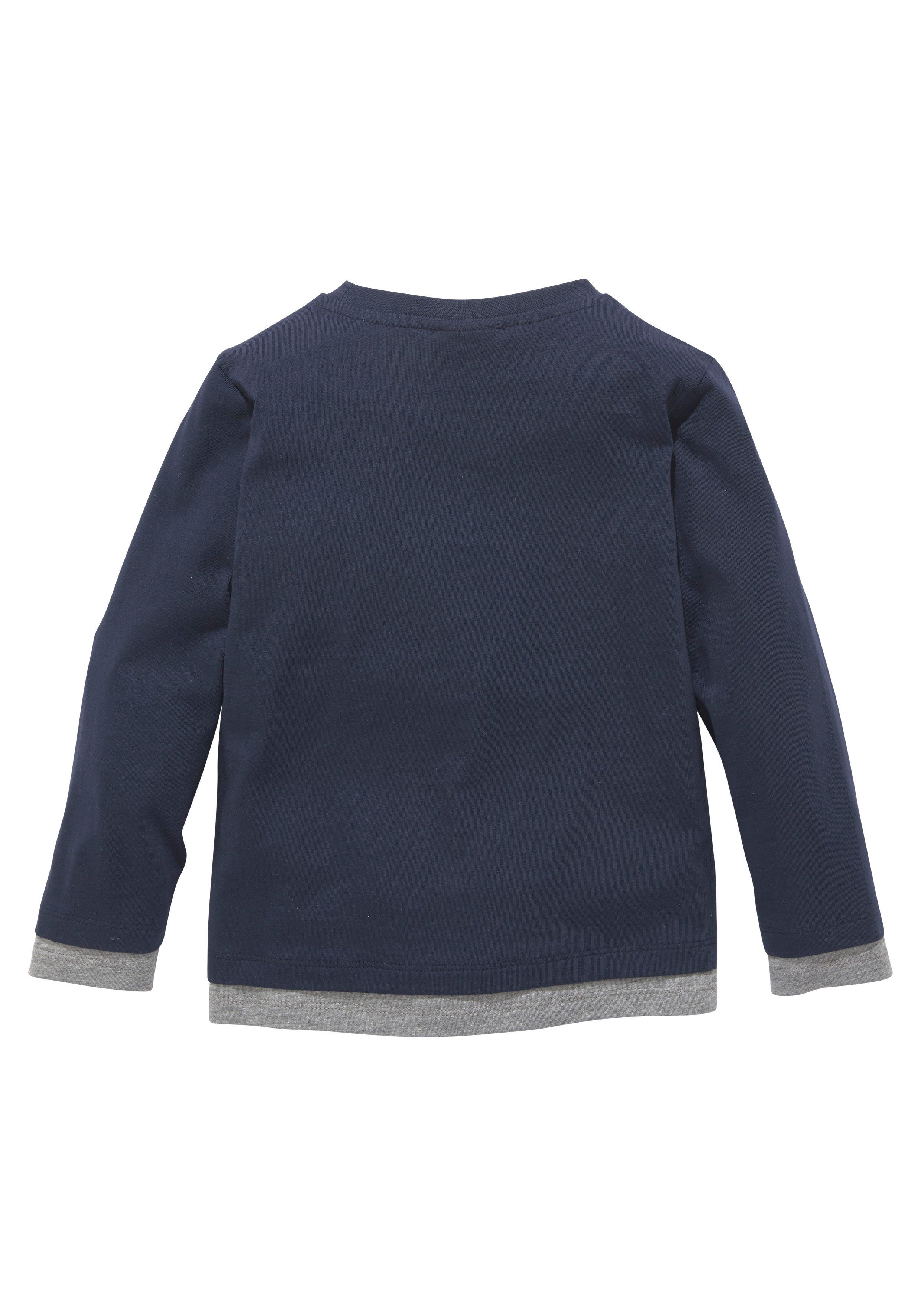 KIDSWORLD Langarmshirt ACHTUNG AUSGEFUCHST, Spruch