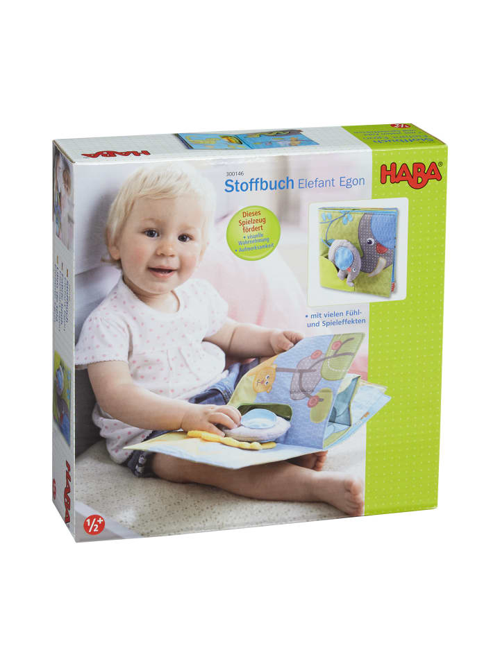 Haba Stoffbuch Stoffbuch Elefant Egon in mehrfarbig günstig kaufen onesize