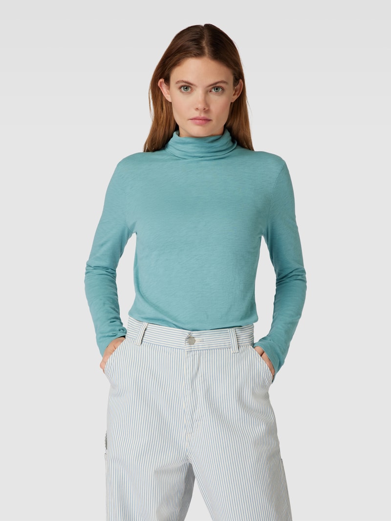 Longsleeve mit Rollkragen in mint