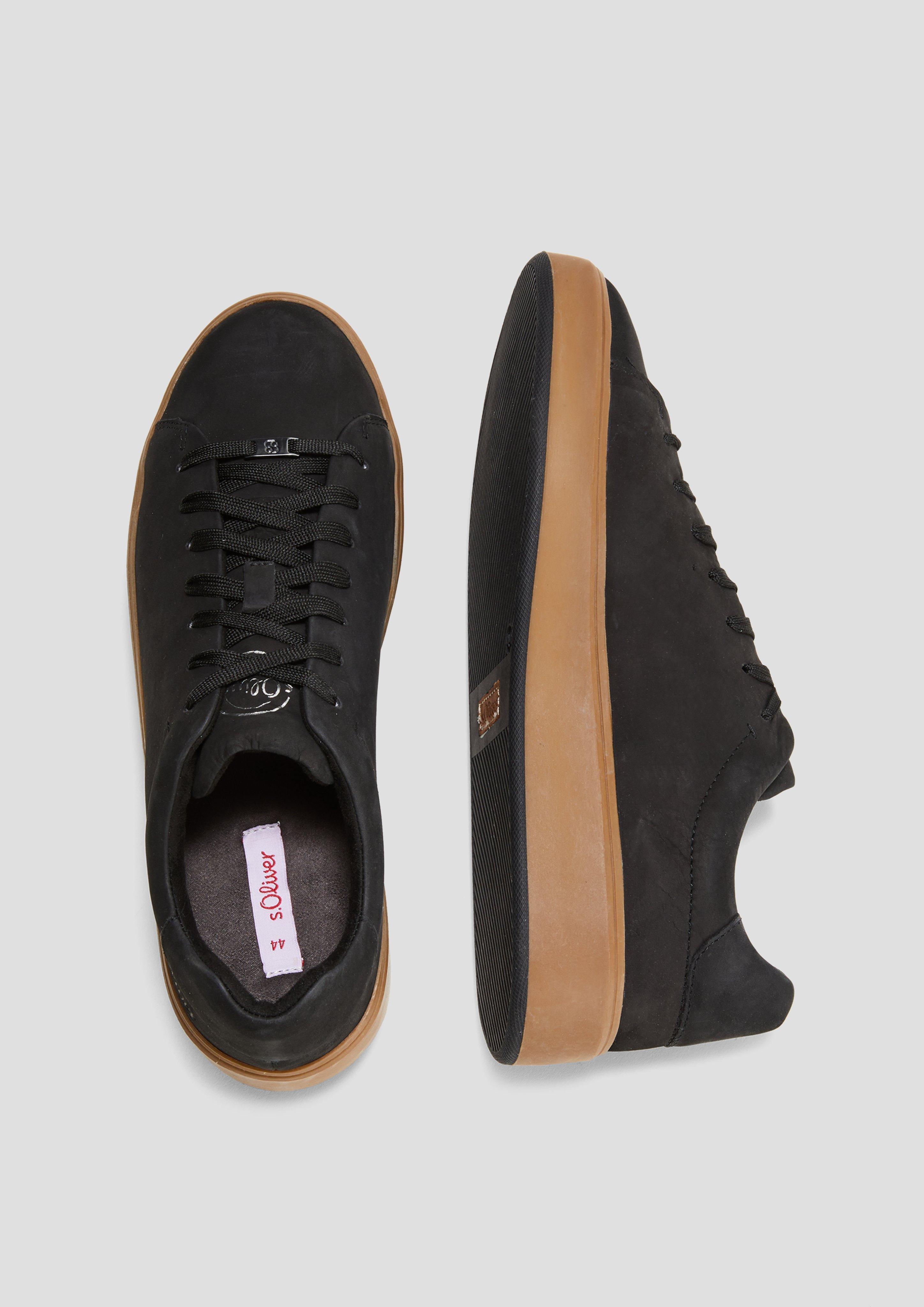 Sneaker mit Rindsleder  6008219-001