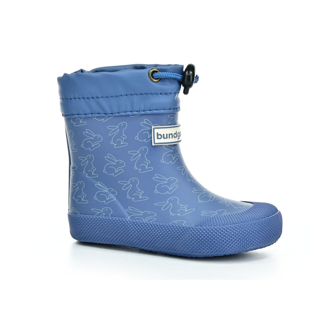 Bundgaard Cover Rabbit Teal Barfuß-Gummistiefel