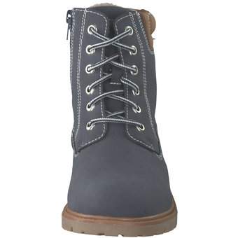 Puccetti Schnür Boots in blau