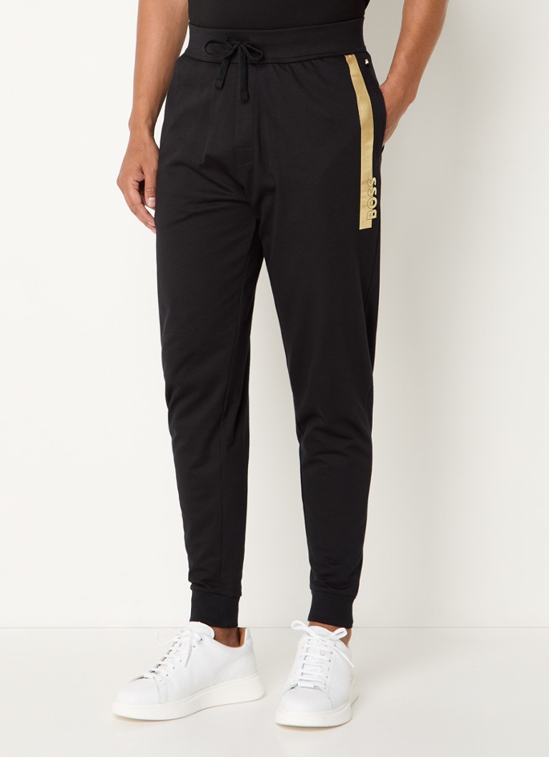 Pantaloni de trening conici originali HUGO BOSS cu logo imprimat