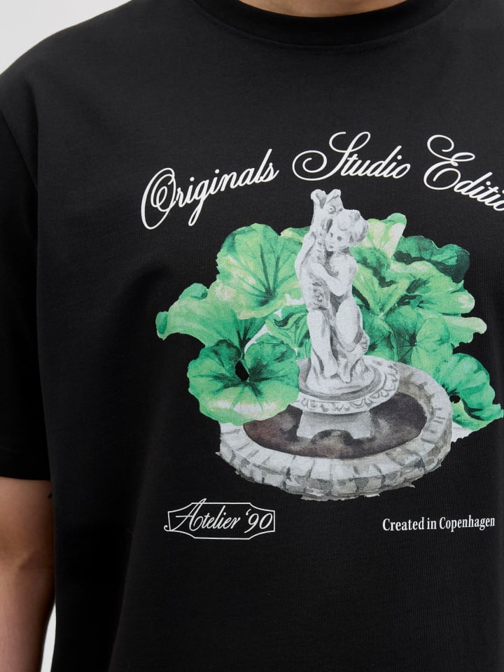 JACK & JONES PLUS T-shirt in Black günstig kaufen