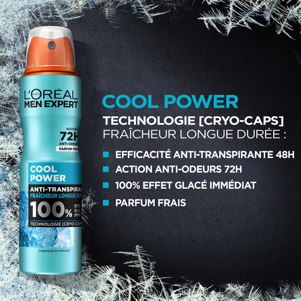 L'Oréal Paris Cool Power Déodorant Spray Homme
