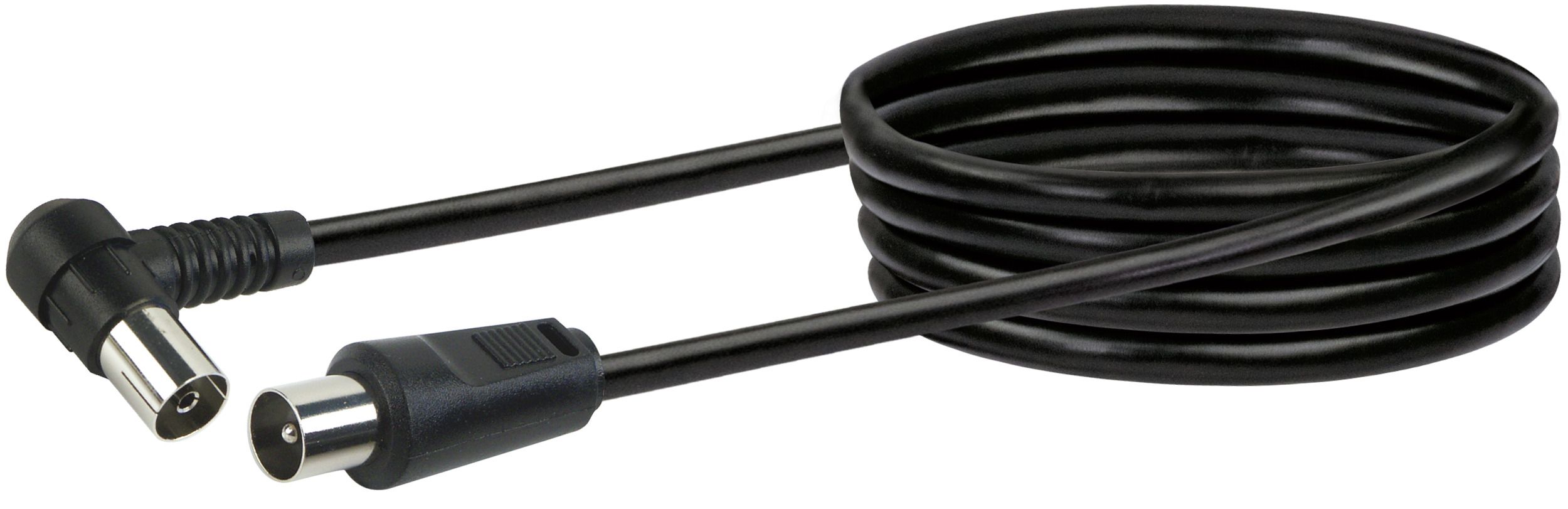 Schwaiger KVKW30 3 Meter Schwarzes Winkelantennekabel