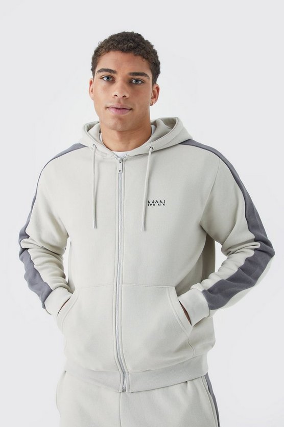 Slim-Fit Original Man Hoodie mit Reißverschluss