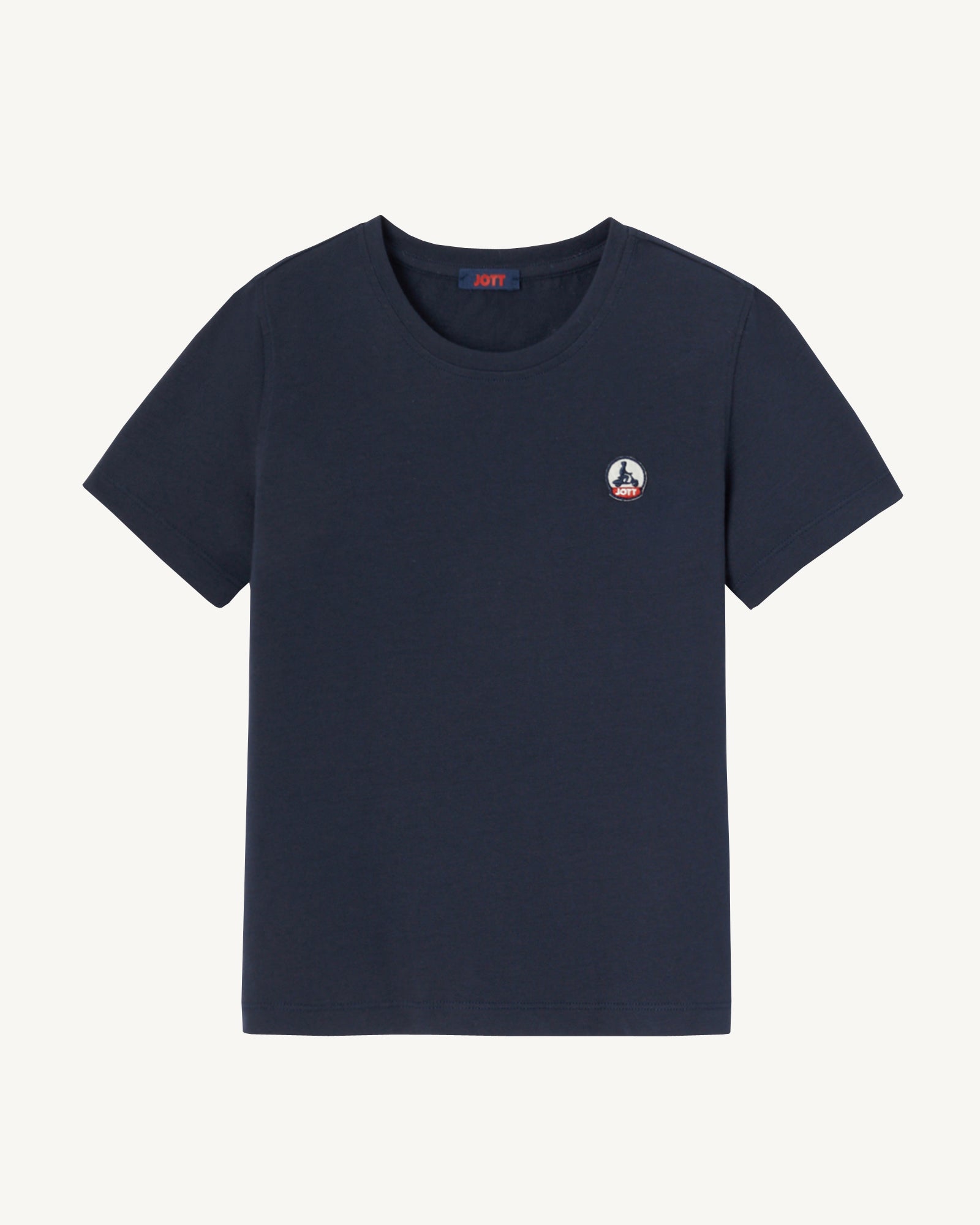 T-shirt enfant en coton biologique col rond Marine Rio