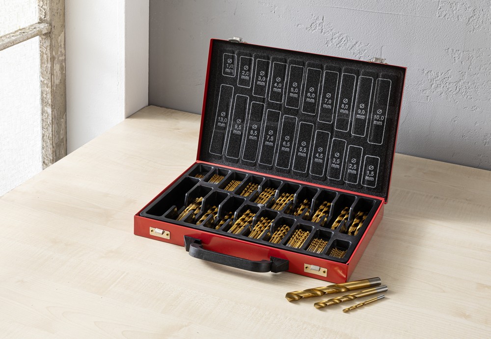 Kraft Werkzeuge Spiralbohrer-Set, 202-teilig
