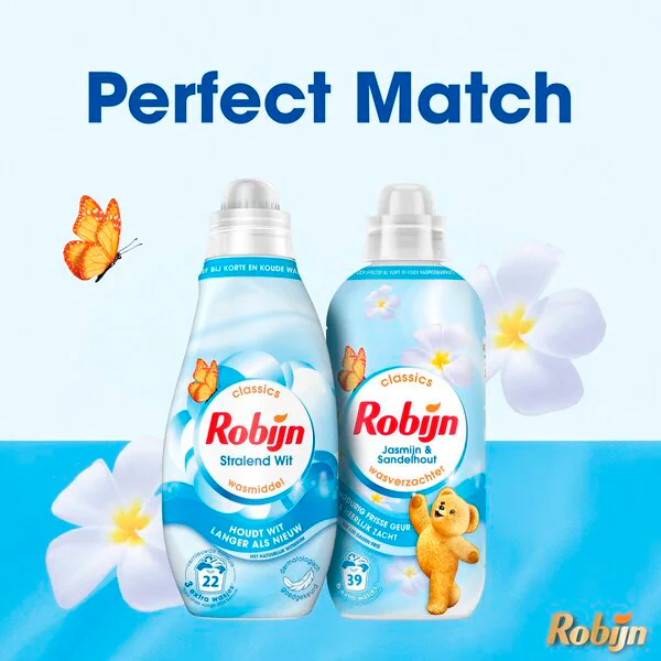 Robijn Radiant White Perfect Match csomag 5, 144 mosásból