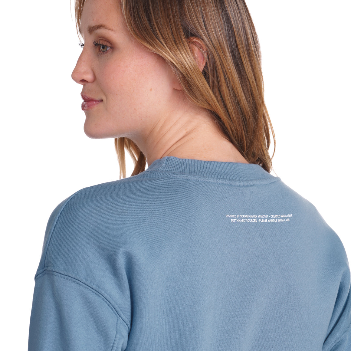 Damen Sweatshirt mit Print im Nacken