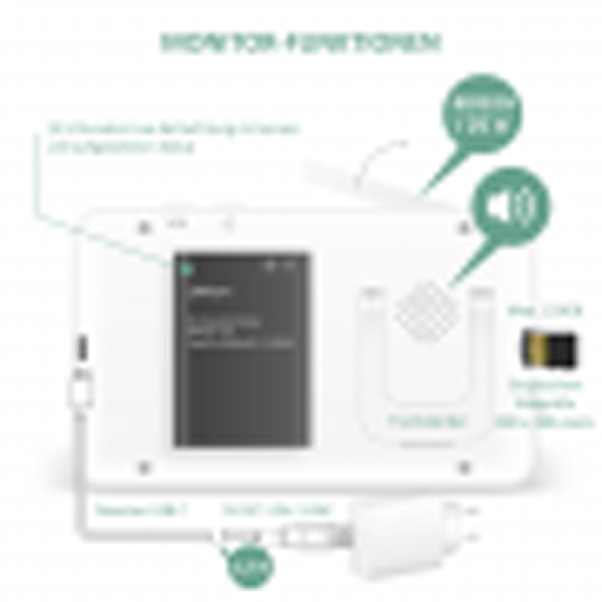 Elro Video-Babyphone BC2000, 2-tlg., Monitor und Kamera, Full HD mit 12,7 cm Bildschirm