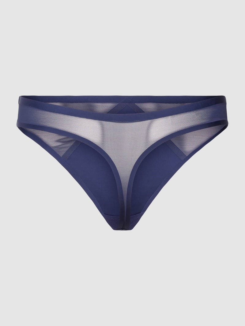 String in unifarbenem Design Modell 'Louise' in marineblau
