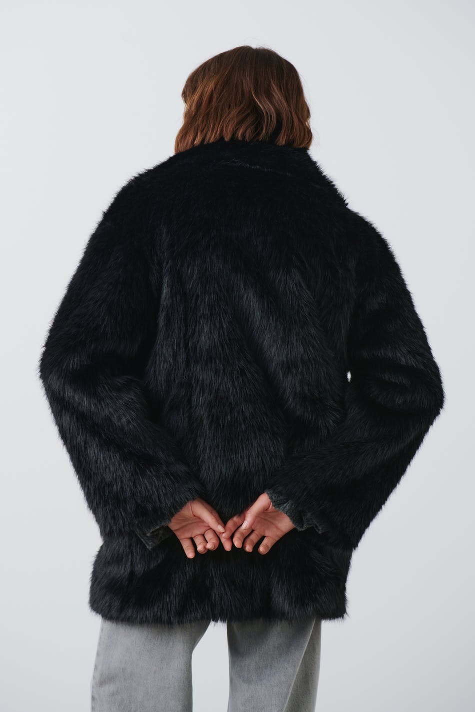 Faux fur jacket