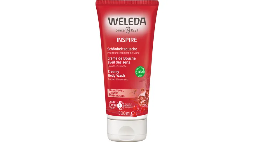 WELEDA GRANATAPFEL Inspire Schönheitsdusche Granatapfel 200 ml
