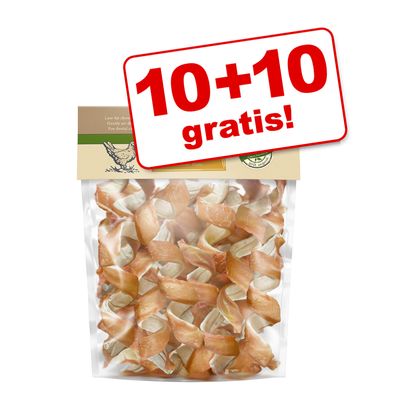 10 + 10 GRATIS! 20 Lukullus Kauspiralen für Hunde