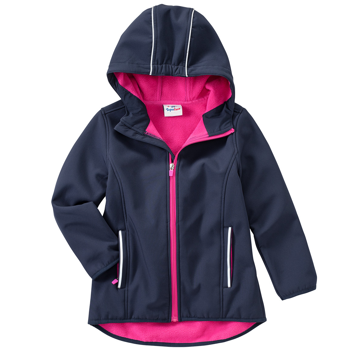 Mädchen Softshelljacke mit Fleecefutter