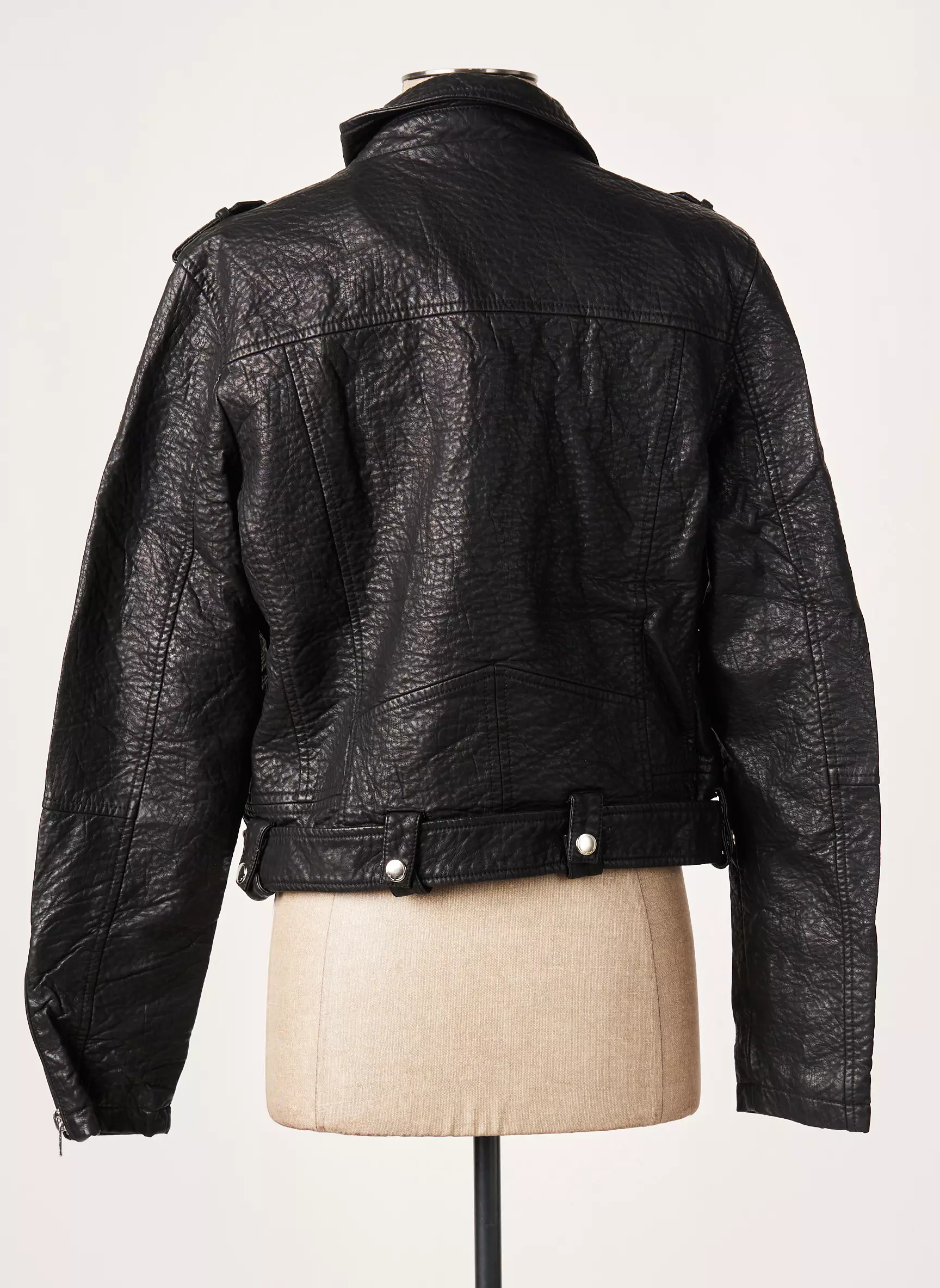 Ltb Vestesimilicuir Femme couleur noir