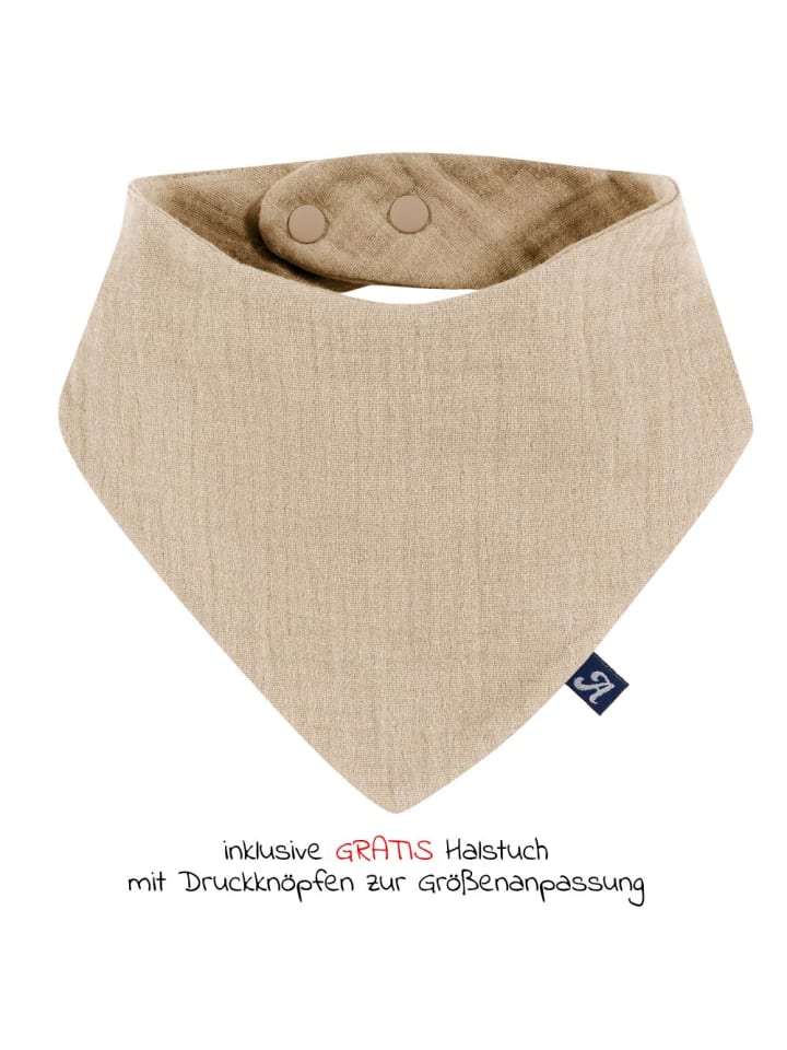 Alvi Sommer-Schlafsack mit Füßen Musselin / Sleep-Overall in beige günstig kaufen