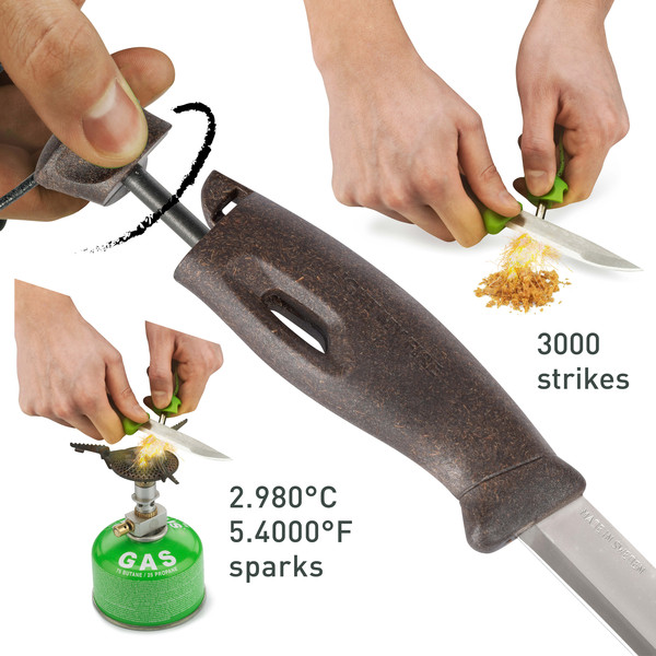SWEDISH FIREKNIFE 2IN1 - Survival Messer