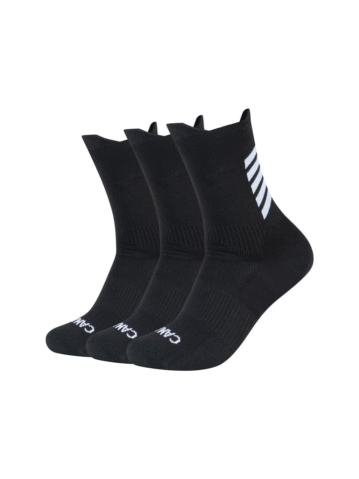 camano Sportsocke performance training light 3er Pack function in Schwarz günstig kaufen