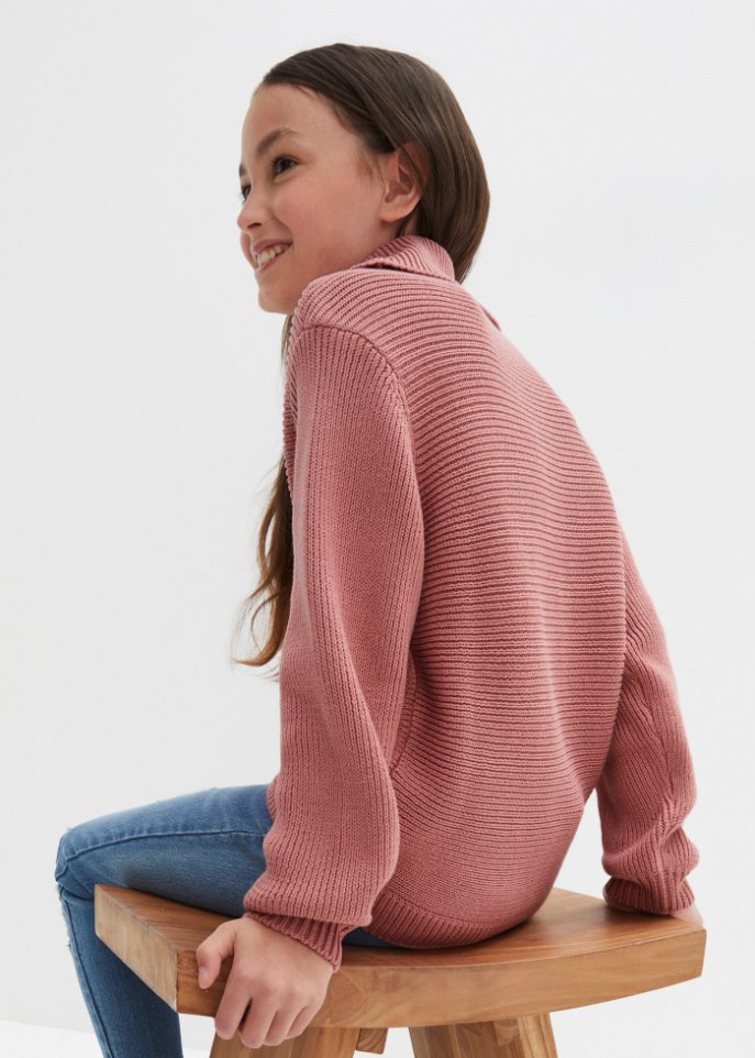 Mädchen Rollkragen Pullover