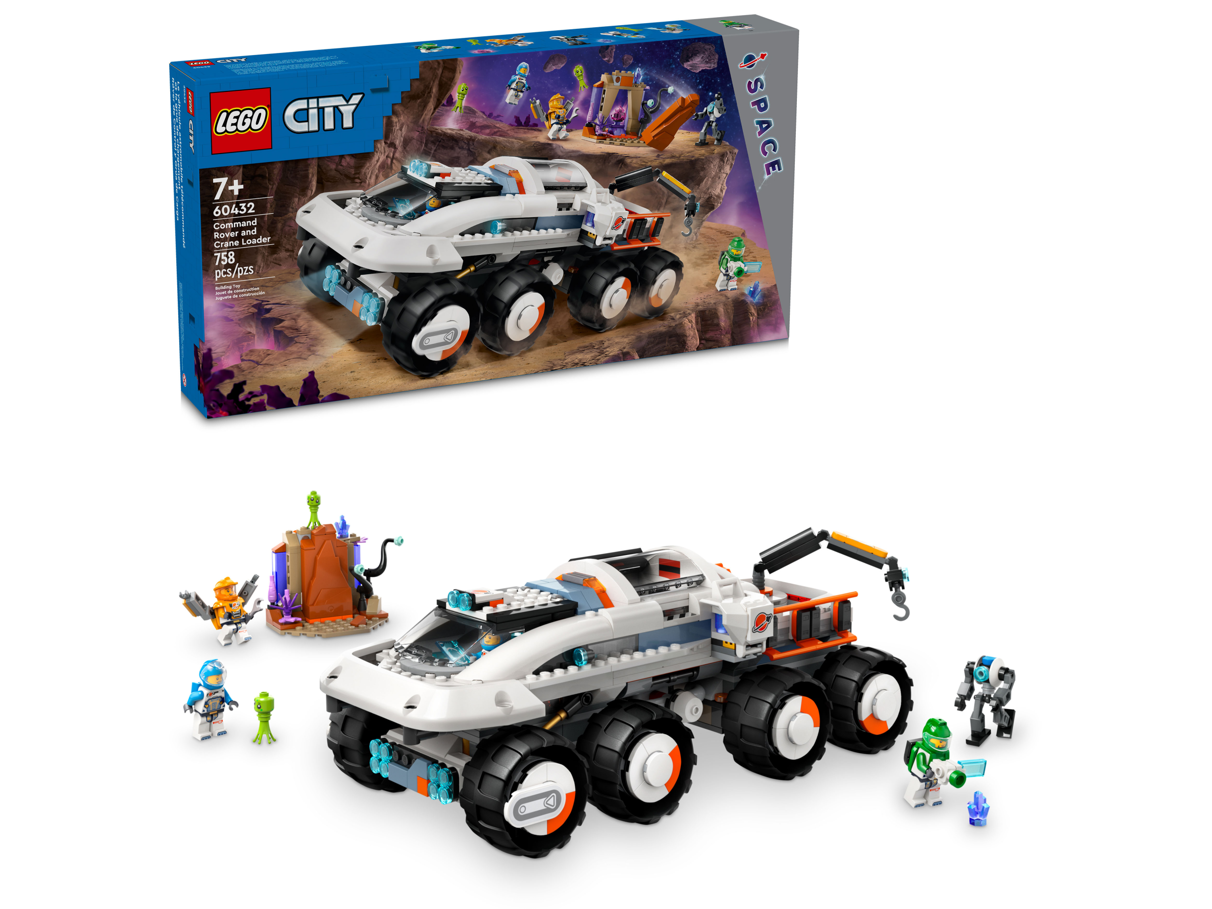 Kommando-Rover mit Ladekran 60432