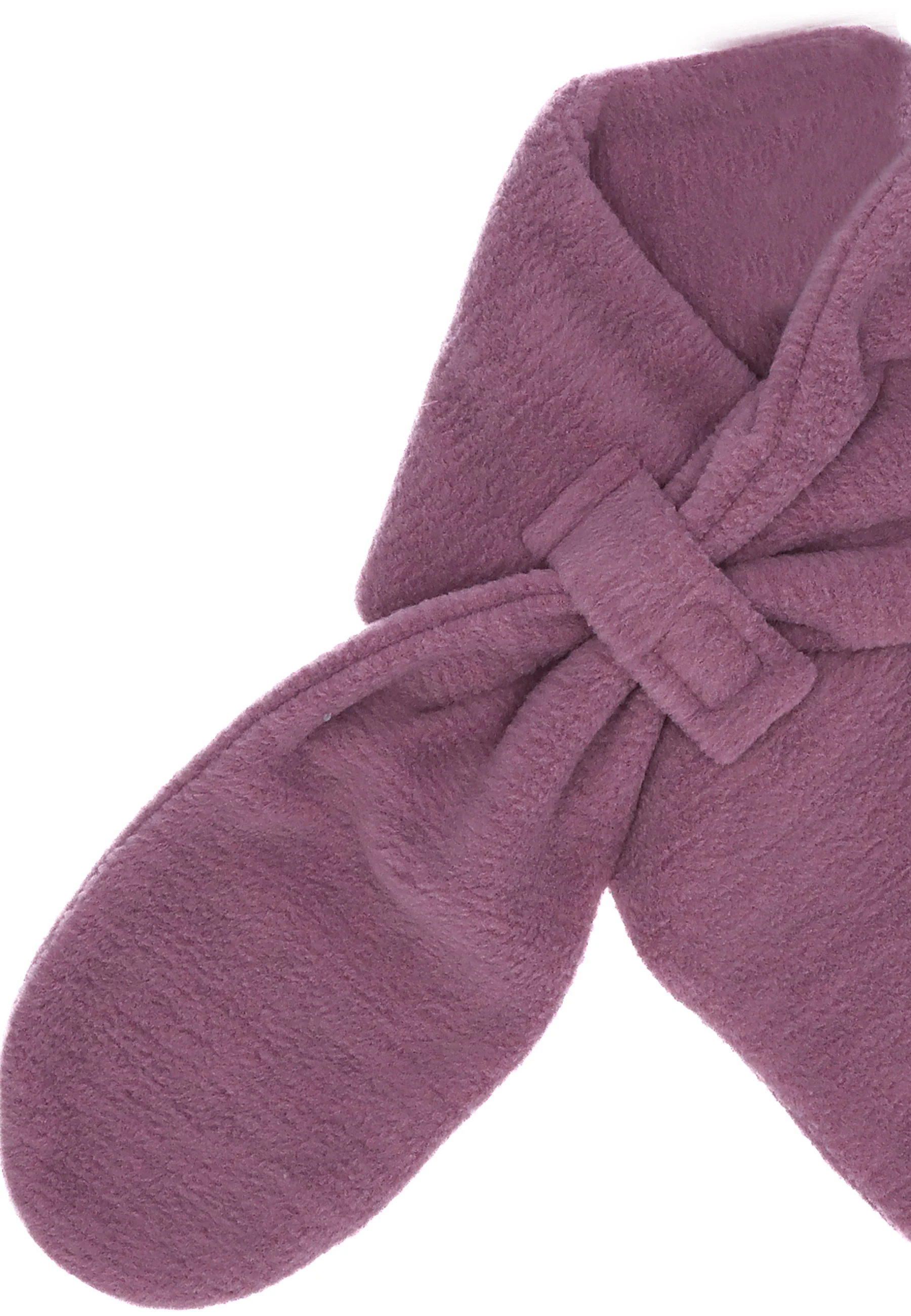 Schal aus Microfleece melange (recycelt) m. Riegel