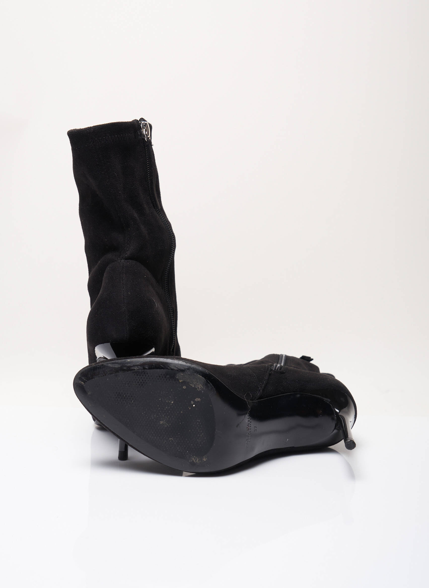 Zara Bottines Femme couleur noir