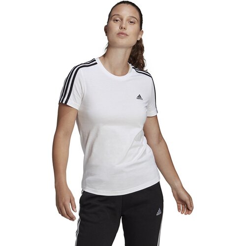 DAMEN SHIRT LOUNGEWEAR ESSENTIALS SLIM 3-STREIFEN